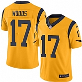 Nike Men & Women & Youth Rams 17 Robert Woods Gold Color Rush Limited Jersey,baseball caps,new era cap wholesale,wholesale hats